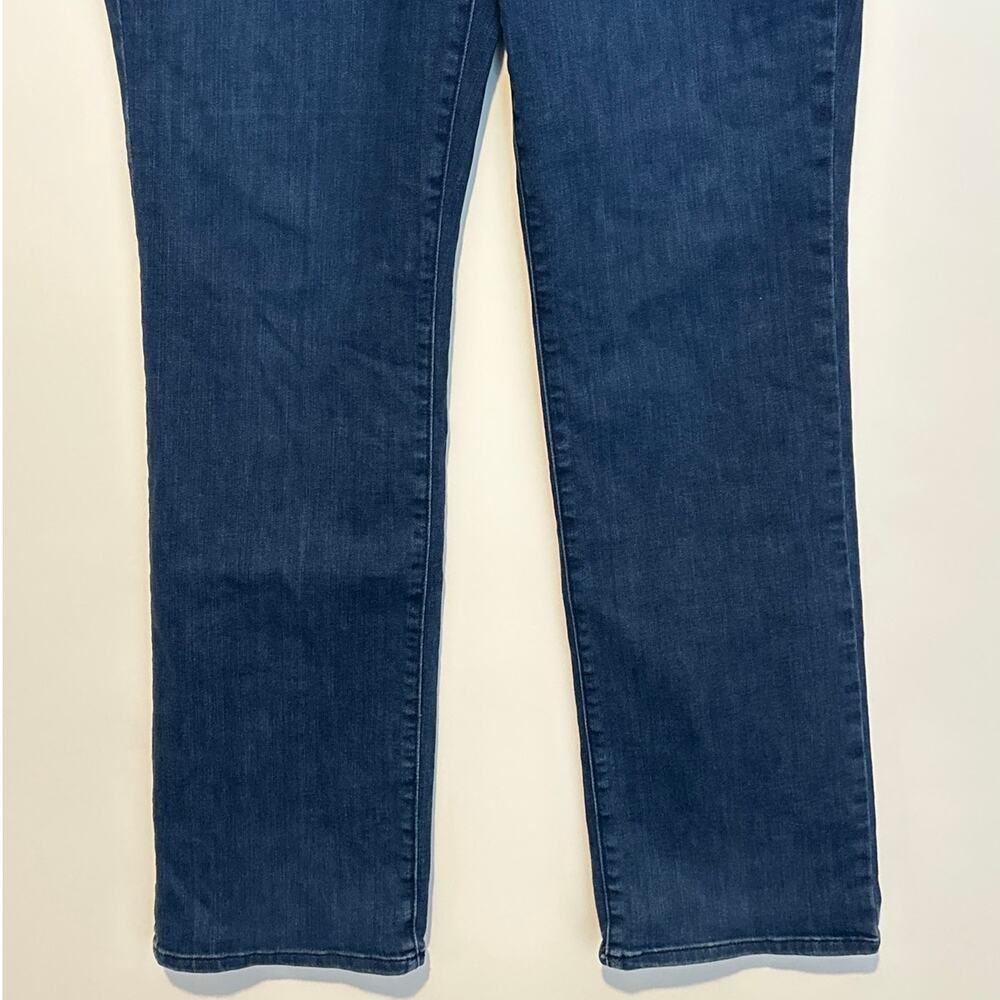 NYDJ Marilyn Straight Leg Jeans Lift Tuck Technology Blue Denim Stretch Sz 14 - Picture 3 of 11